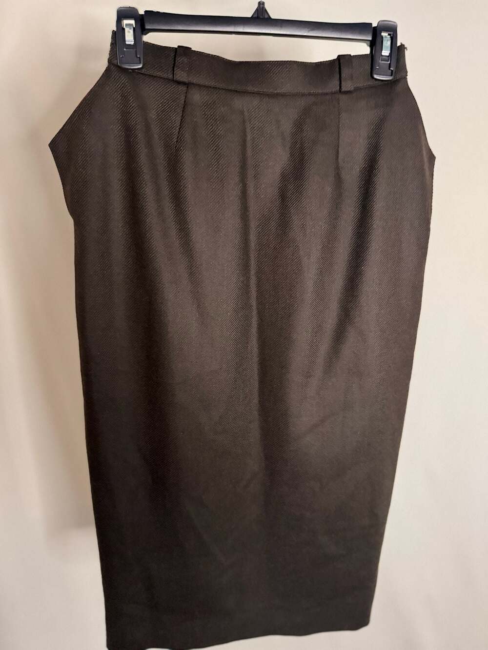 Waldman Skirt de Luxe Vintage 100% Virgin Wool Pencil Skirt Made in England